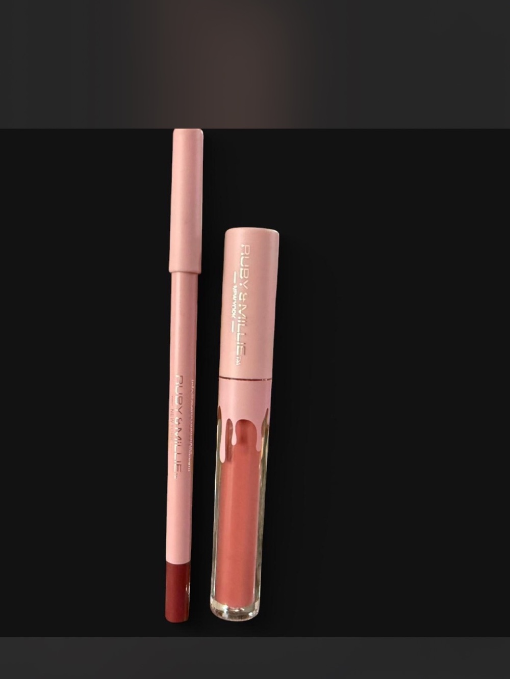 Pink Nude Lip Liner and Liquid Lipstick Set
